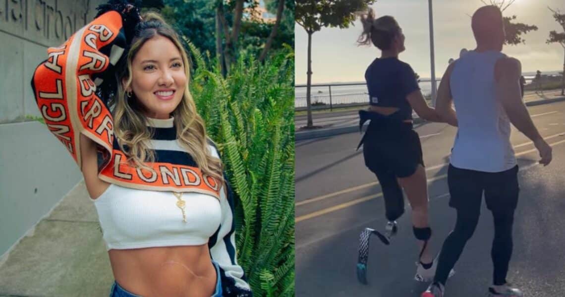 Daniella Álvarez pudo volver a correr su doctor le diera el visto bueno